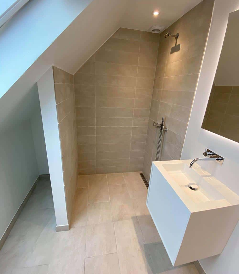 Renovering af badeværelse udført hos kunde
